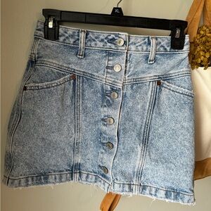 Abercrombie & Fitch Denim Mini Skirt